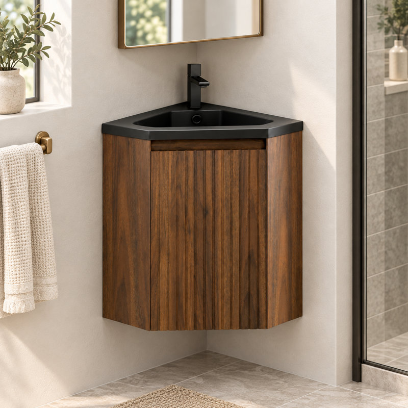 Free Standing Wall Mounted Single Double Single Vanity Bathroom Vanity With Ceramic Top