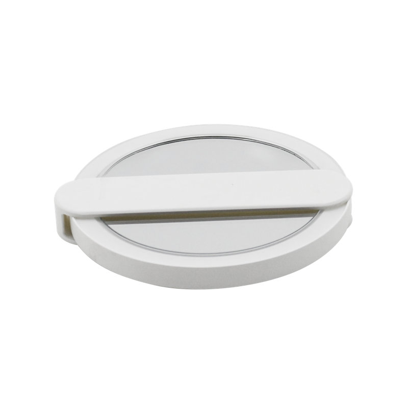 Miroir de maquillage rond Iry, Blanc
