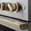 ZLINE Autograph 36 in. Black Stainless Marino Gas Range with 6 DuoPro Burners w/ Bronze Accents-473763212-473763213