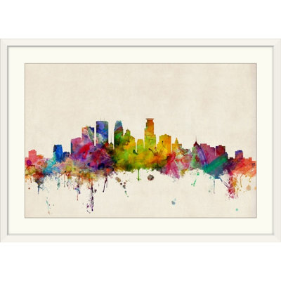 «Minneapolis Skyline» par Francy, impression