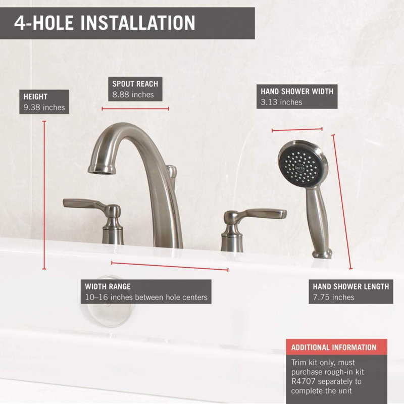 Robinet pour baignoire et douche KB6238LL Legacy