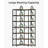 Kelsch Reversible Corner Bookcase, L-Shaped Bookshelf-1117462837