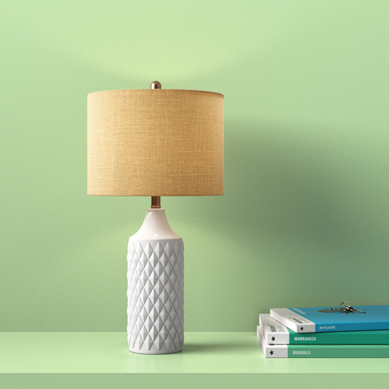 Lampe de table 26,5 po Josler, Blanc