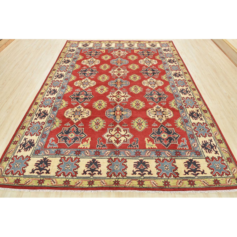 Tapis tribal Kazak 8 pi x 9 pi 11 po Nellann