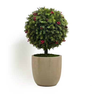 Boule de pin avec baies