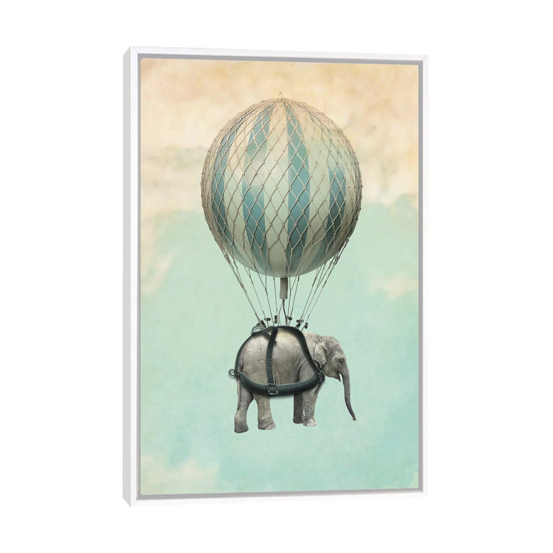 Jumbo I 1 Piece Wall Art on Canvas, 66.04 cm H x 45.72 cm W, White Framed