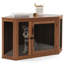 Caisse pour chien en bois Earby Tucker Murphy Pet ™ avec porte et filet