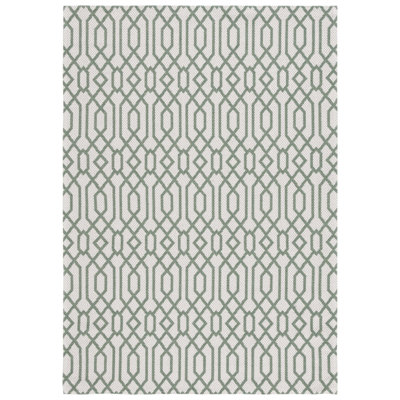Tapis géométrique en coton Martha Stewart
