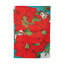 Drapeau de jardin en suède poinsettia