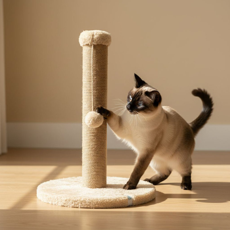 Grattoir pour chat, Beige