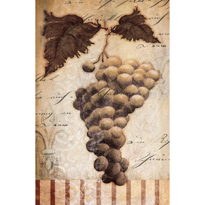 Antiqued Grapes - Painting Print