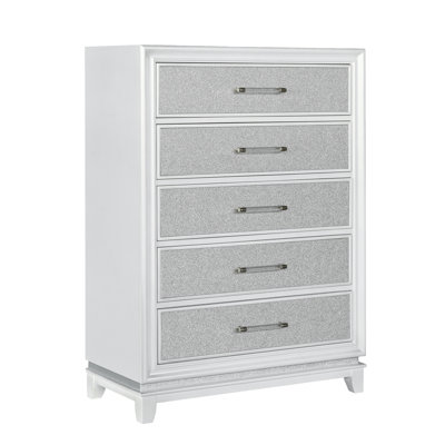 Starlight 5 Drawer 38"" W Chest -  Everly Quinn, 8C2FB2AD74364637B70686E154376918