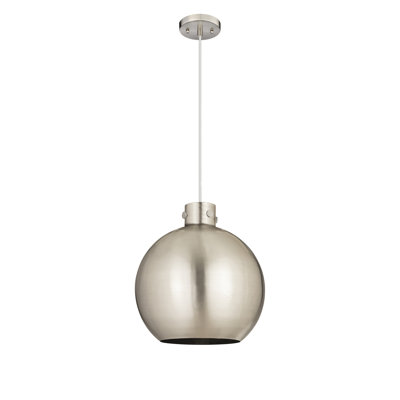 Luminaire suspendu en métal 1 lumière
