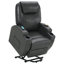 Fauteuil inclinable gris anthracite avec massage Rexford