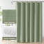 Linen Textured Shower Curtain and Hooks Set-654248349