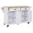 Cavid Solid Wood Top Kitchen Cart-1965903368