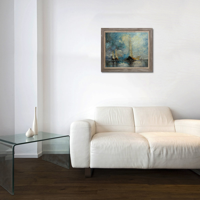 Peinture sur toile, "" "par" justyna kopavia-picture ", Miramar vieilli, H 25 po x l 29 po x P 2 po