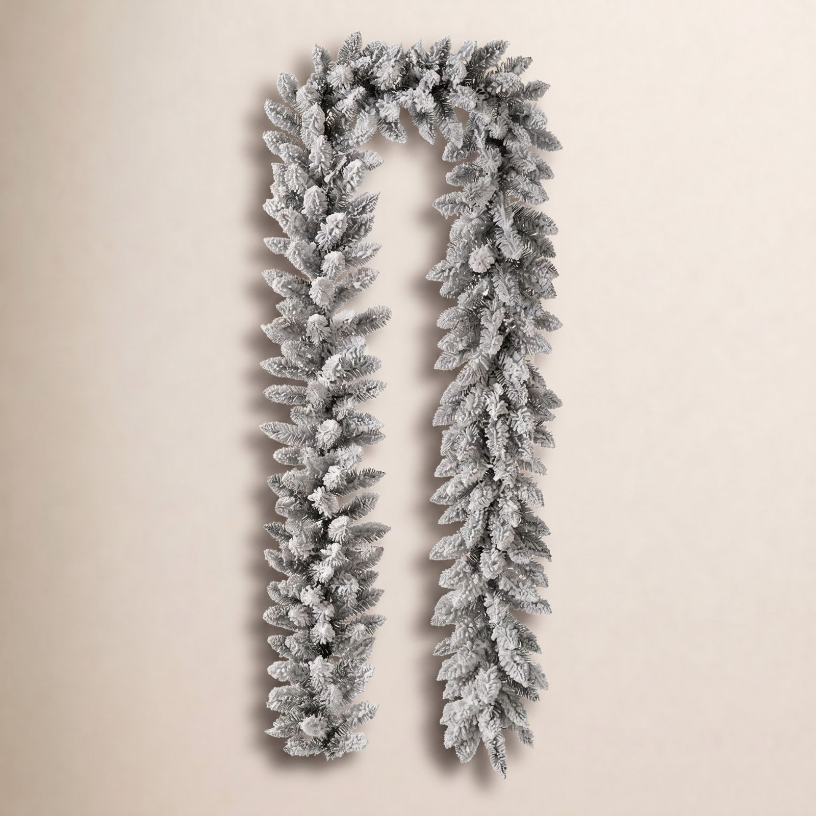 Librada 108" Frosted Pre-Lit Christmas Garland
