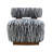 Tilton Zebra-Stripe Chenille Accent Chair-1248933958