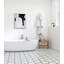 Carreau de mosaïque pour mur et plancher en porcelaine à bord droit 0,75 po x 0,75 po Perfection