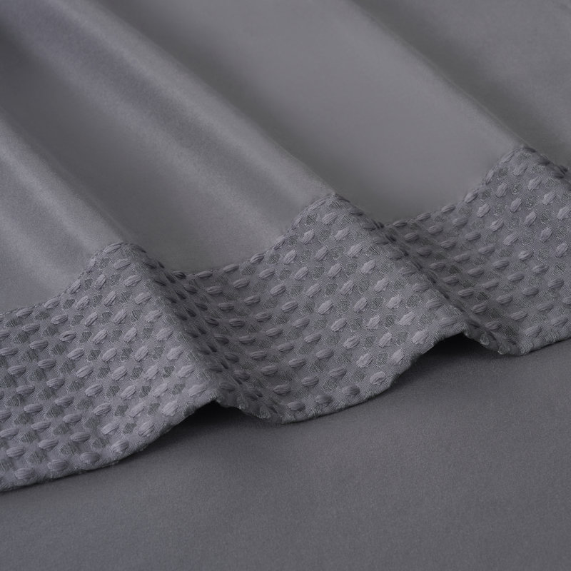 Ensemble de draps 4 pièces Kathy Ireland, Ensemble de draps pour grand lit avec 2 taies d'or, Gris