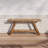 60" Naturally Weathered Reclaimed Solid Wood Console Table-945948026