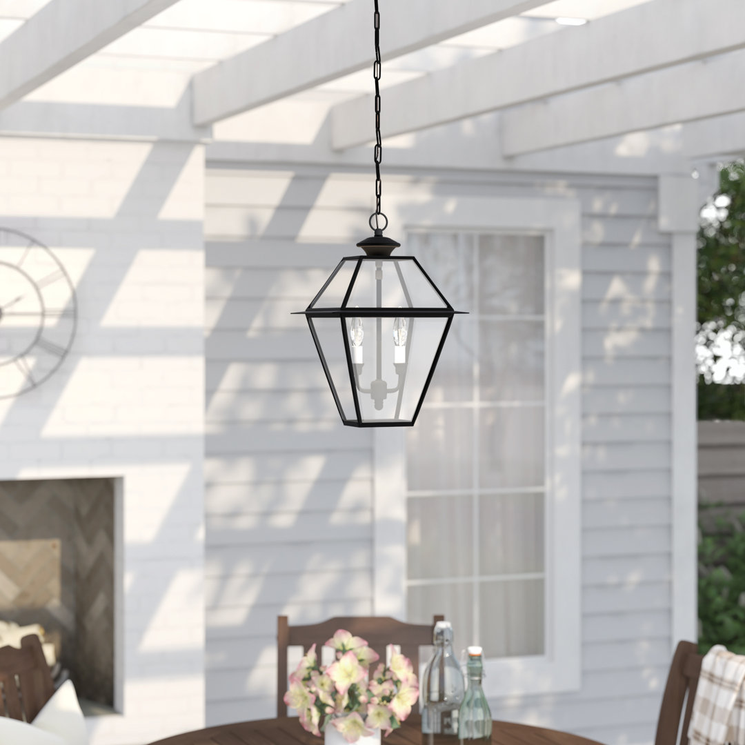 Boto 2 - Light Outdoor Hanging Lantern Alcott Hill® Fixture 