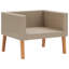 Ensemble de conversation d'extérieur beige et anthracite Garden Furniture