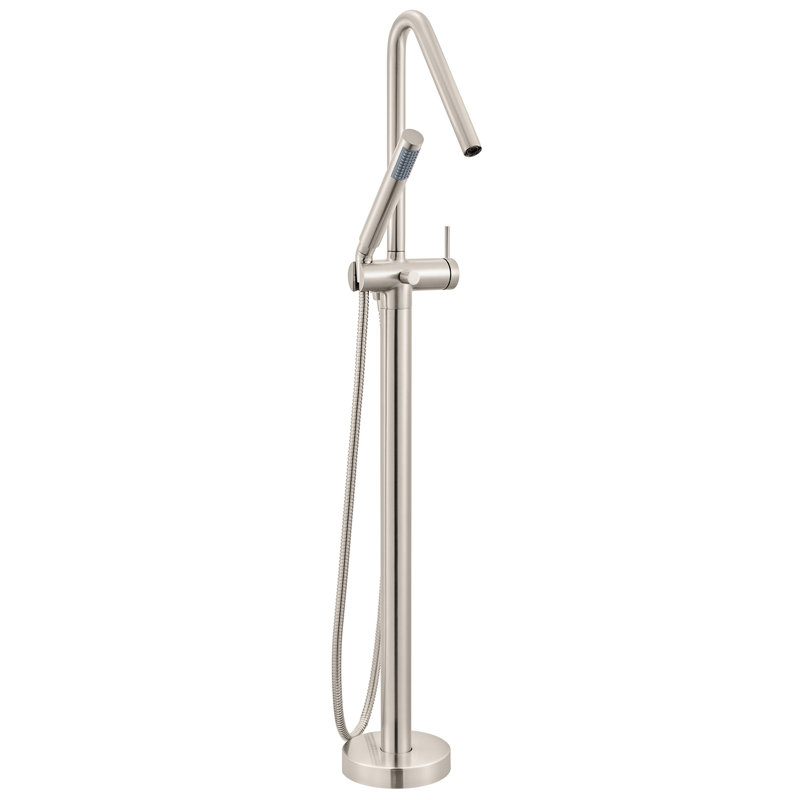 Ruvati Livia Single Handle Freestanding Tub Bathroom Faucet in Brushed Nickel