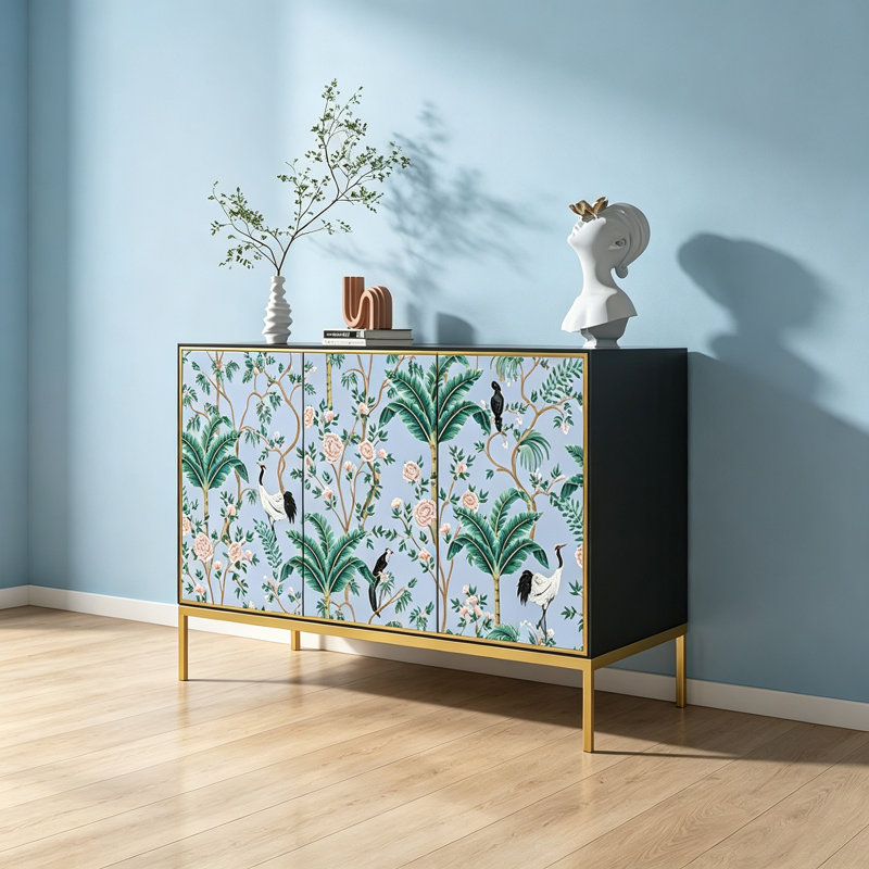 Chinese Style Solid Wood Storage Cabinet