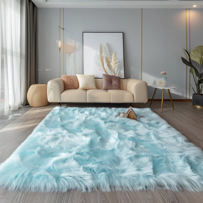 Macie-Lou Faux Sheepskin Indoor Rug