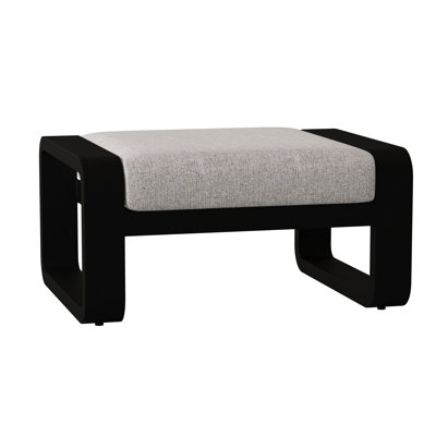Repose-pieds d'extérieur avec coussin Vale