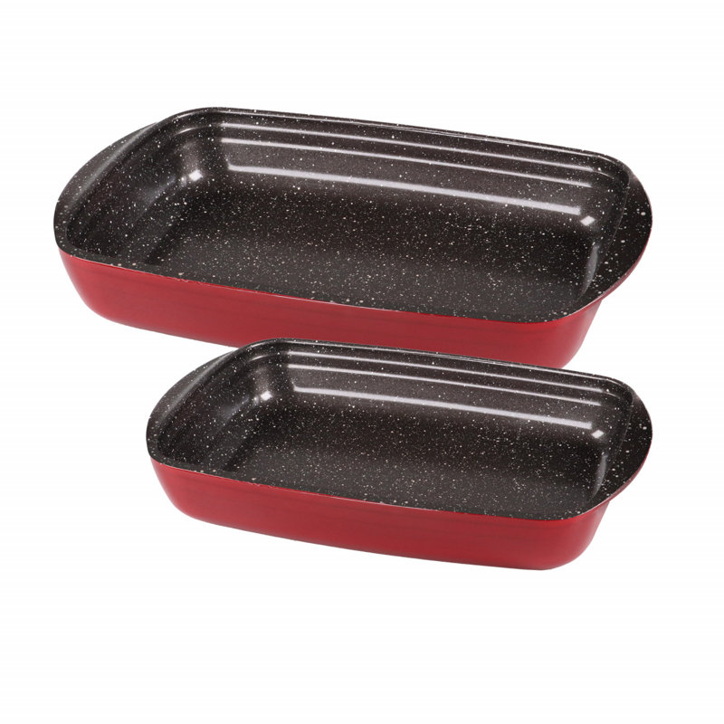 Stoneline Rectangle Glass 2 Piece Baker Bakeware Set