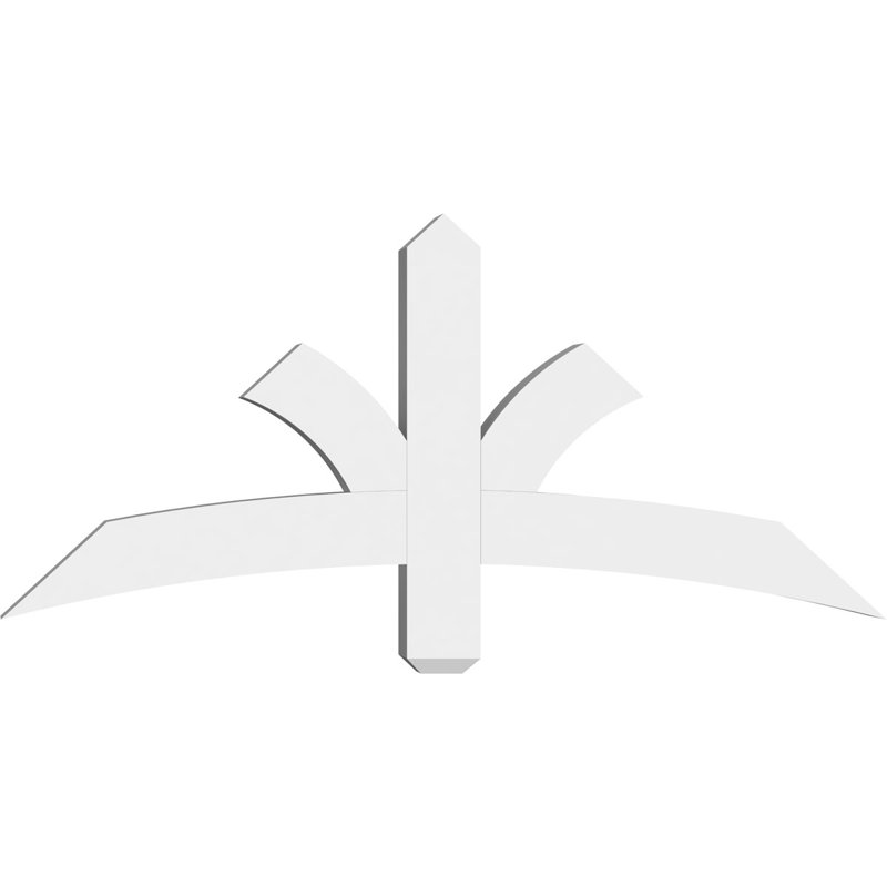 Support pour pignon Davenport, H 22 po x l 48 po (pas: 11/12), P 4 po x F 4 po, PVC