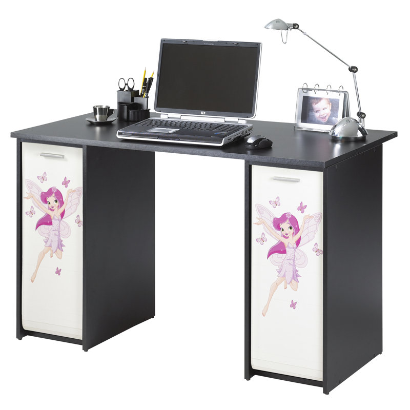 120cm Rectangle Writing Desk, Black