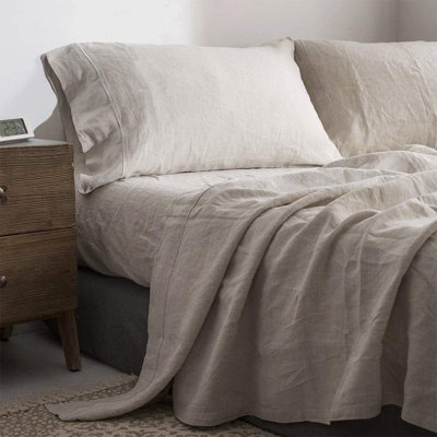 Ensemble de draps 100% lin pur