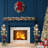 35" Christmas Nutcracker with Fleur de Lis