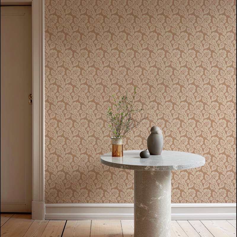 Paisley Briar - Papier peint botanique miel doré