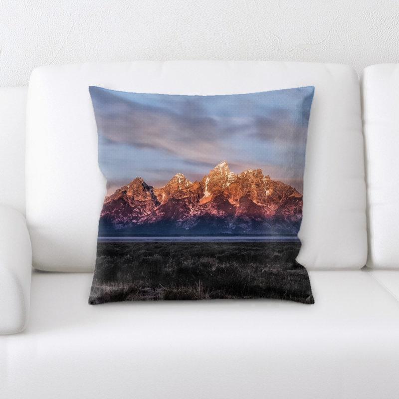 Microsuede Throw Pillow