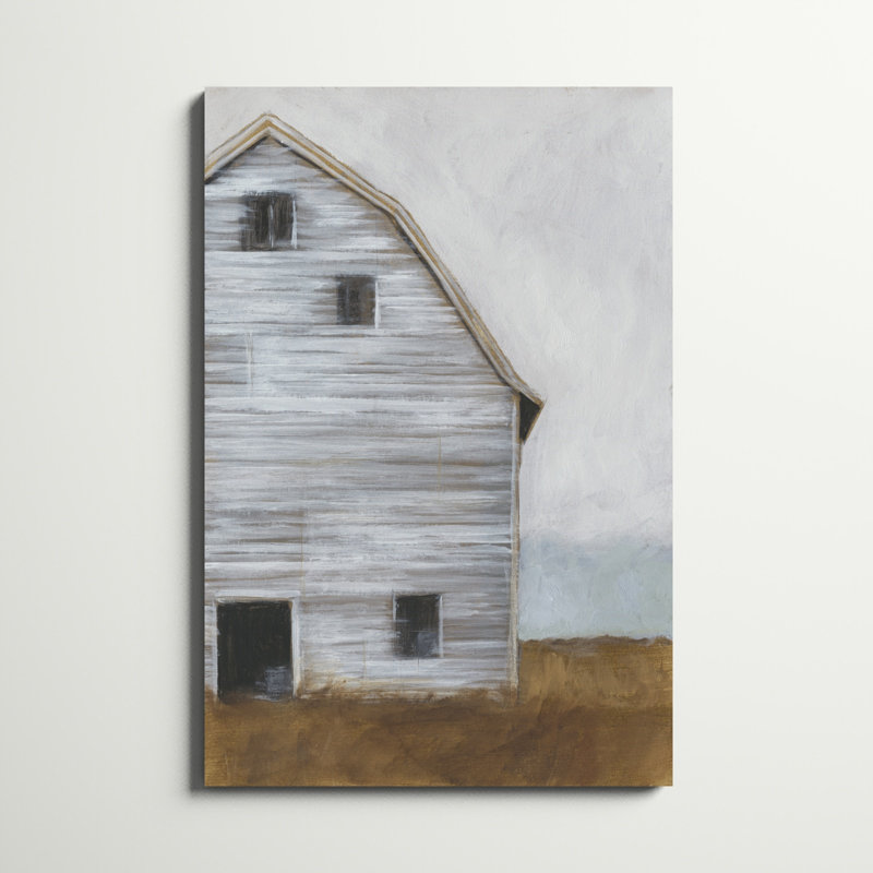 " Abandoned Barn I " by Ethan Harper Painting Print, 48" H x 32" W, Wrapped Canvas