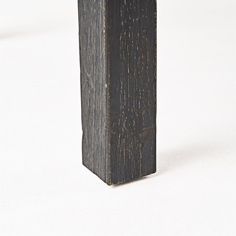 Table de salle à manger d'extérieur en bois extensible, Gris foncé