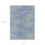 Tapis intérieur lavable abstrait bleu denim et bleu ciel HomeRoots 8 pi x 10 pi