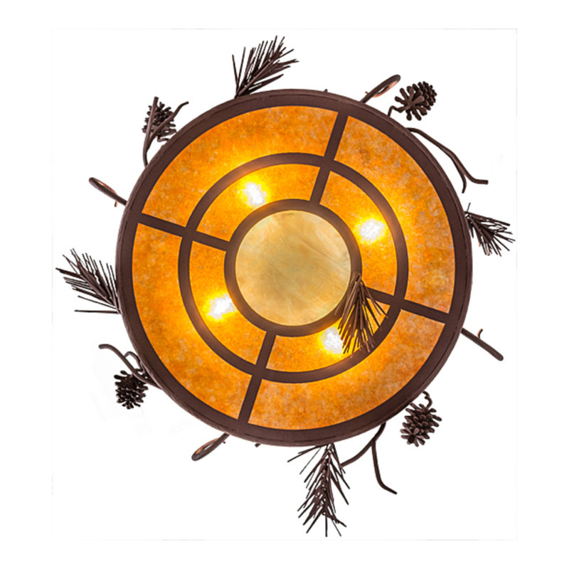 Woodland Pine 4 - Light Chandelier