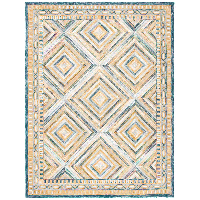 Tapis intérieur / extérieur touffeté à la main Seidl, Rectangle 2 pi x 3 pi