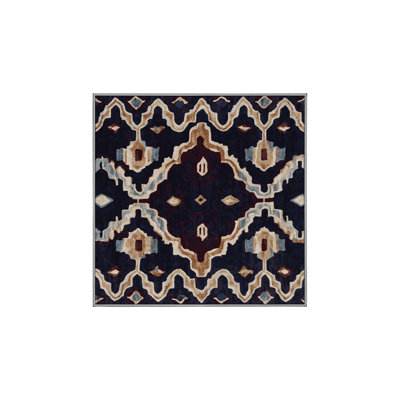 Machine Washable Purple Area Rug
