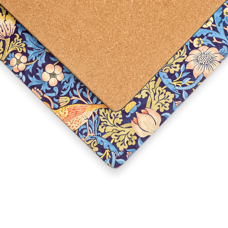 Napperons Pimpernel Morris & Co - Bleu, ensemble de 4, Bleu