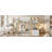 Reeve Modern Farmhouse , Solid Wood  Bunk Bed with Desk, Storage Cabinet, Ladder, USB Ports, Space-Saving Design