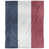 Bleu nuit / blanc / rouge foncé