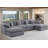 155.7" W 6-Piece Modular Chenille Sectional-350313747