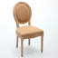 Chaise de salle à manger de style français antique, ensemble de 2-1248733985